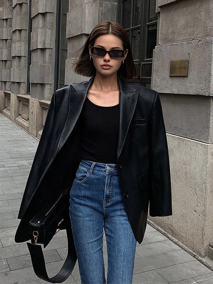 Chloe | Timeless Lapel Pockets Jacket