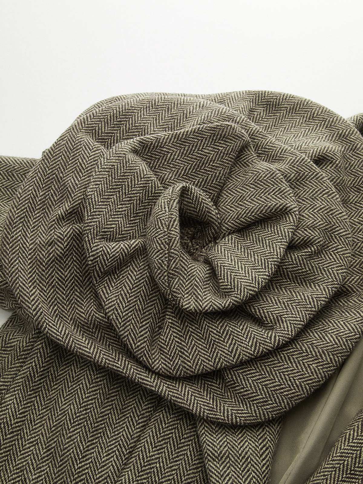 Leona | Large 3D Flower Single Button Tweed Blazer