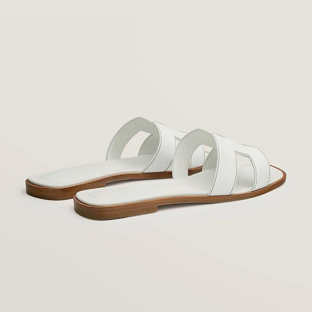 Flat Sandals Featuring Cut-Out Design