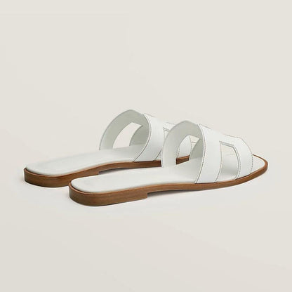 Flat Sandals Featuring Cut-Out Design