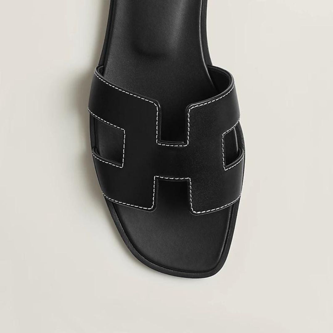 Flat Sandals Featuring Cut-Out Design