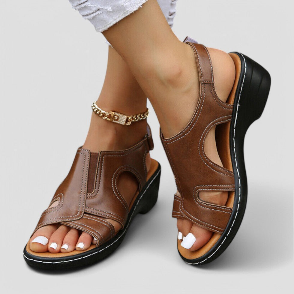 Leather Support Sandals for Women