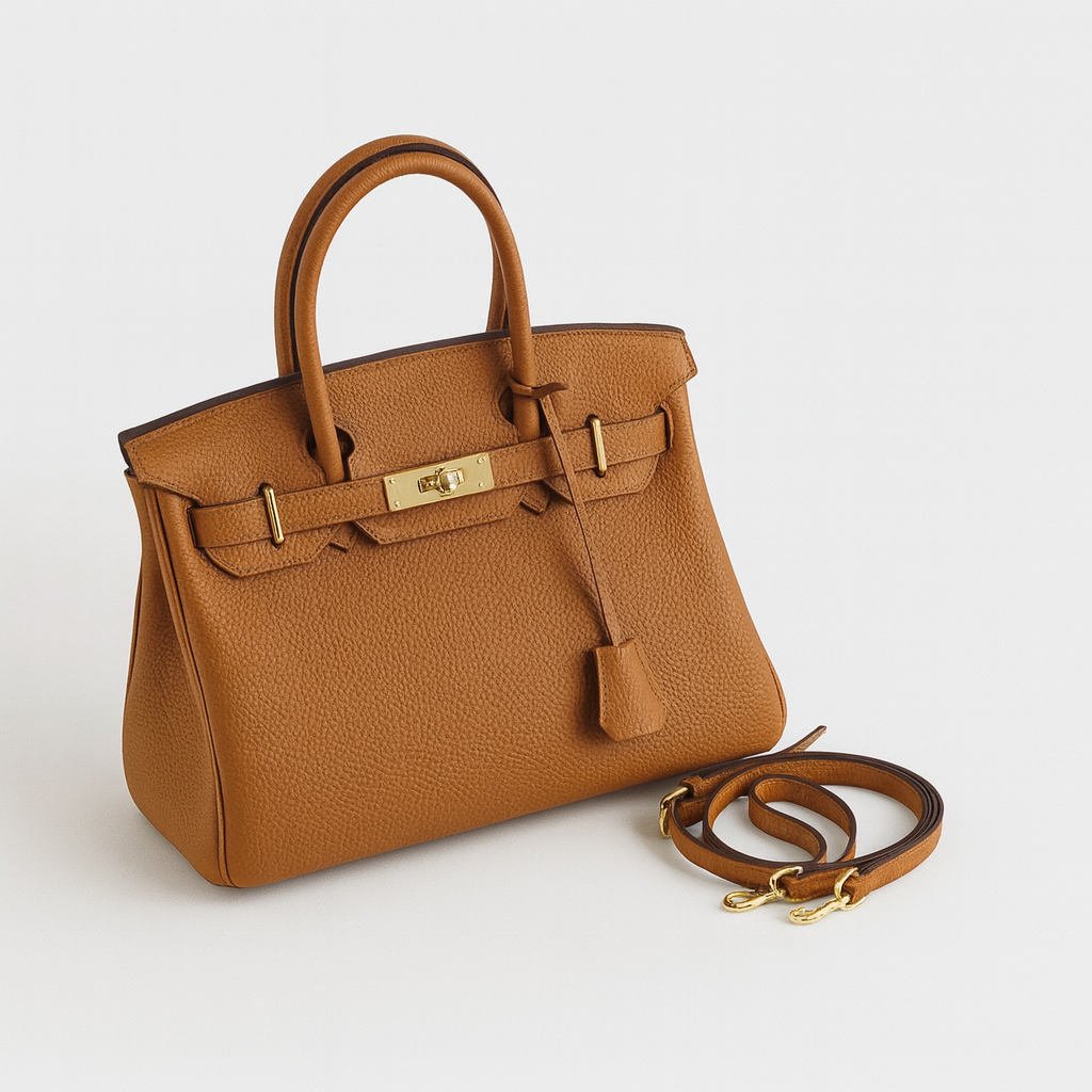 Leather designer bag for women