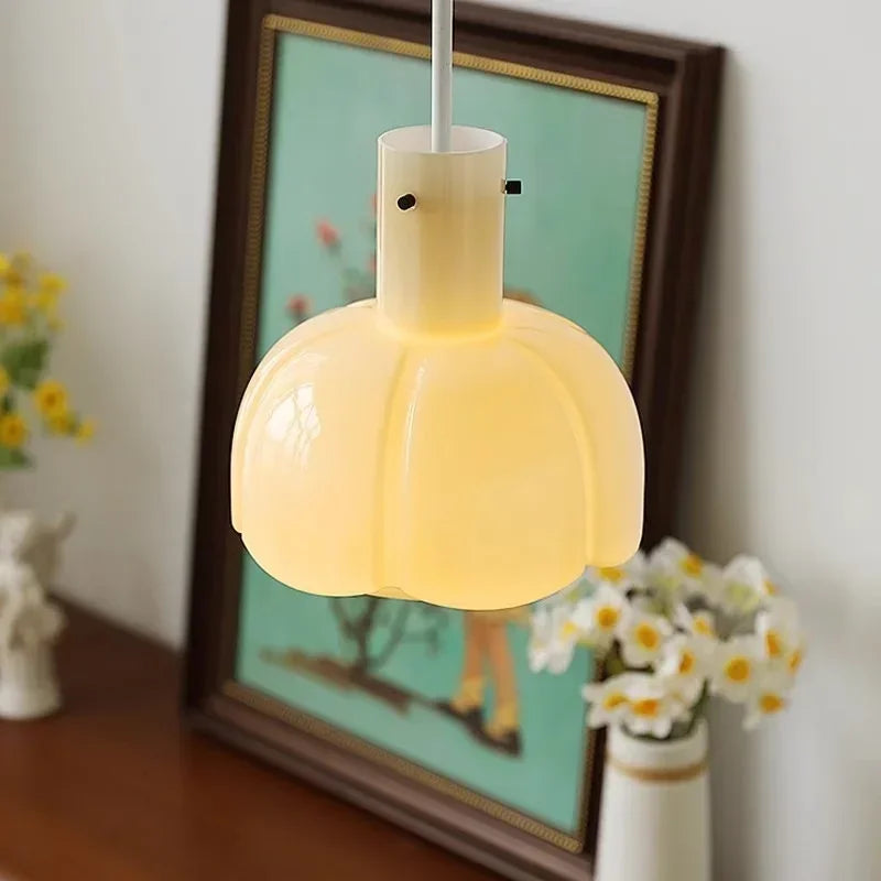 Scandinavian LED Glass Hanging Lamp - BritishElegance