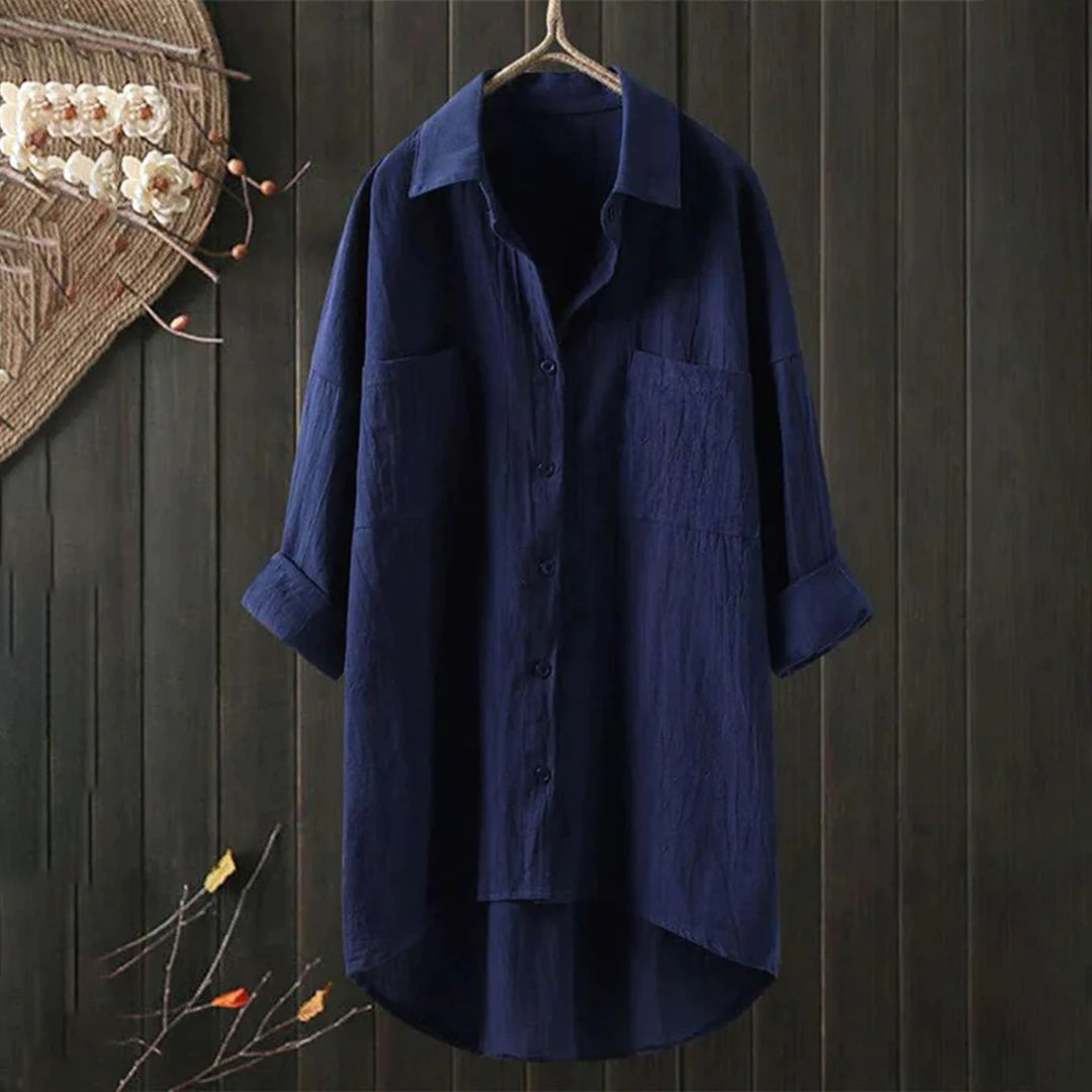 Casual Fit Women's Classic Button Down Shirt