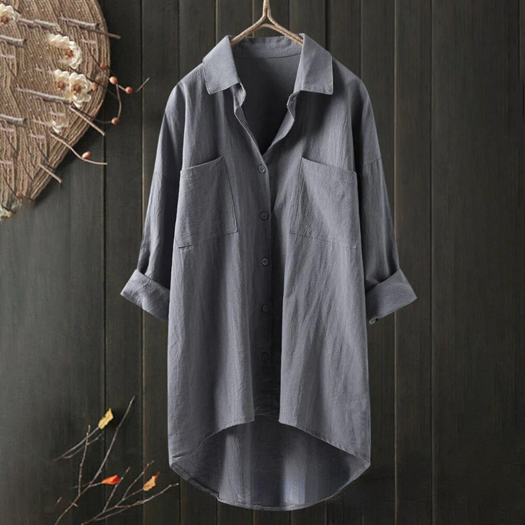 Casual Fit Women's Classic Button Down Shirt
