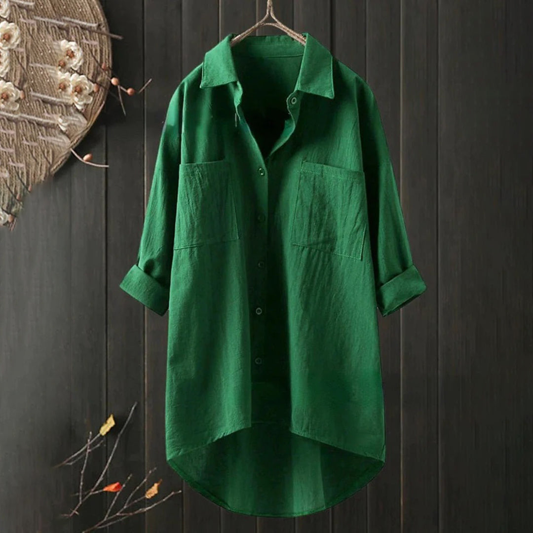 Casual Fit Women's Classic Button Down Shirt