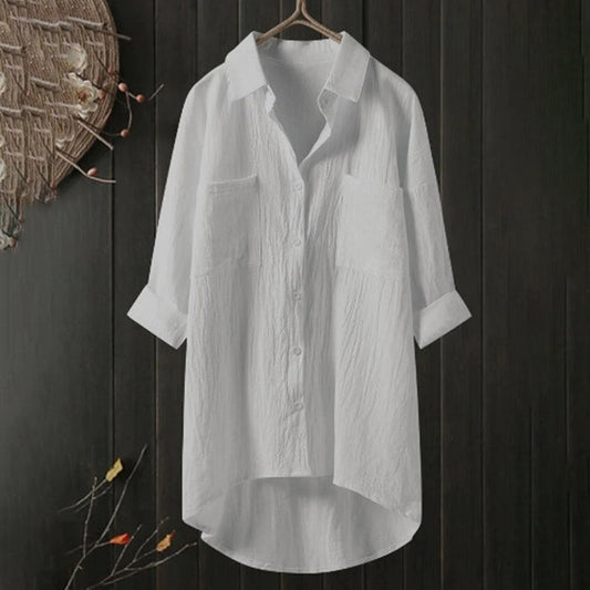Casual Fit Women's Classic Button Down Shirt - BritishElegance