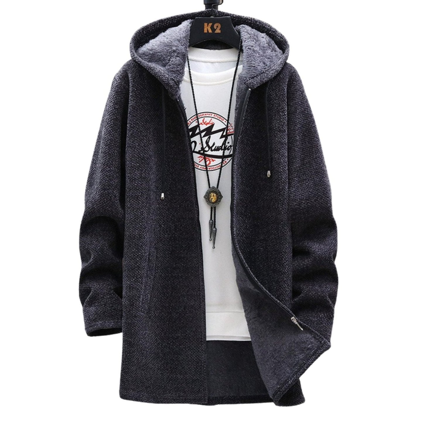 Relaxed Fit Winter Coat Jacket