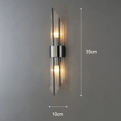 Elegant Gold Indoor Wall Sconce Light Fixture