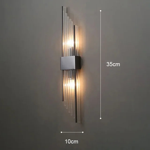 Elegant Gold Indoor Wall Sconce Light Fixture