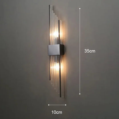 Elegant Gold Indoor Wall Sconce Light Fixture