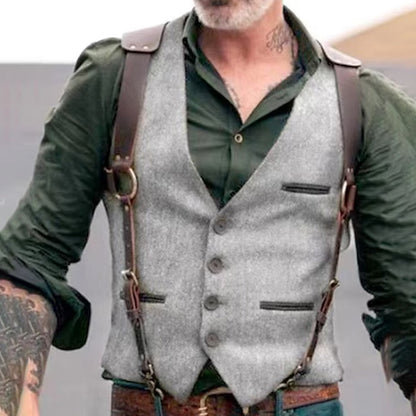 Lightweight casual vest for men