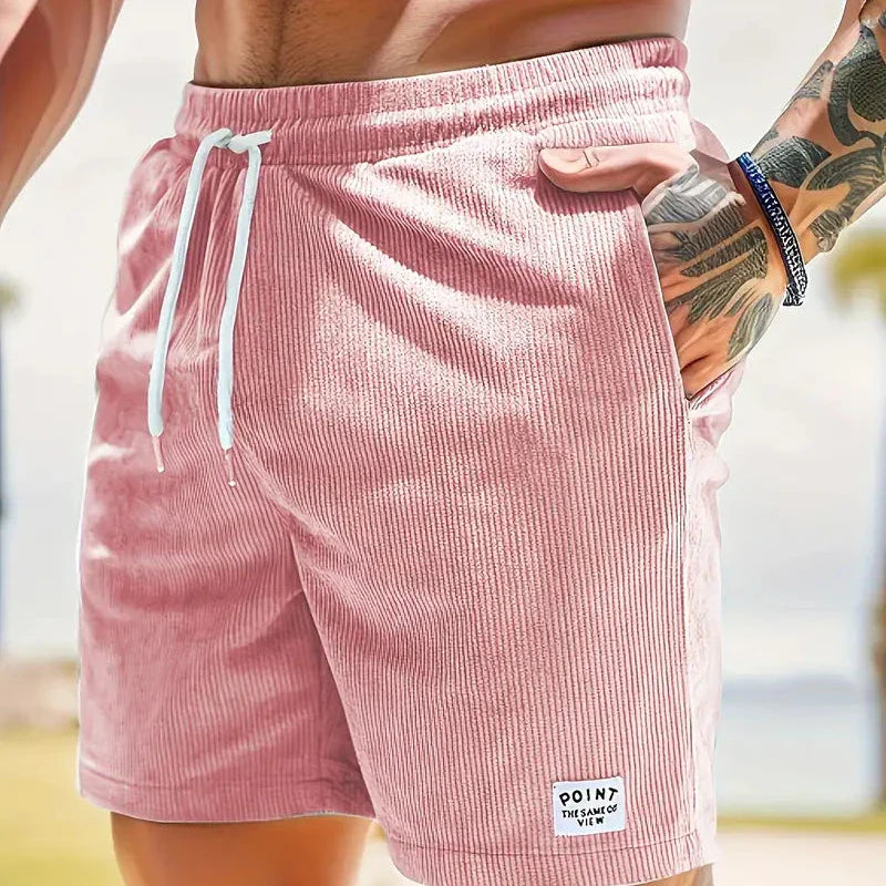 Zachary | Men’s Corduroy Shorts – Lightweight Stretch & Timeless Style