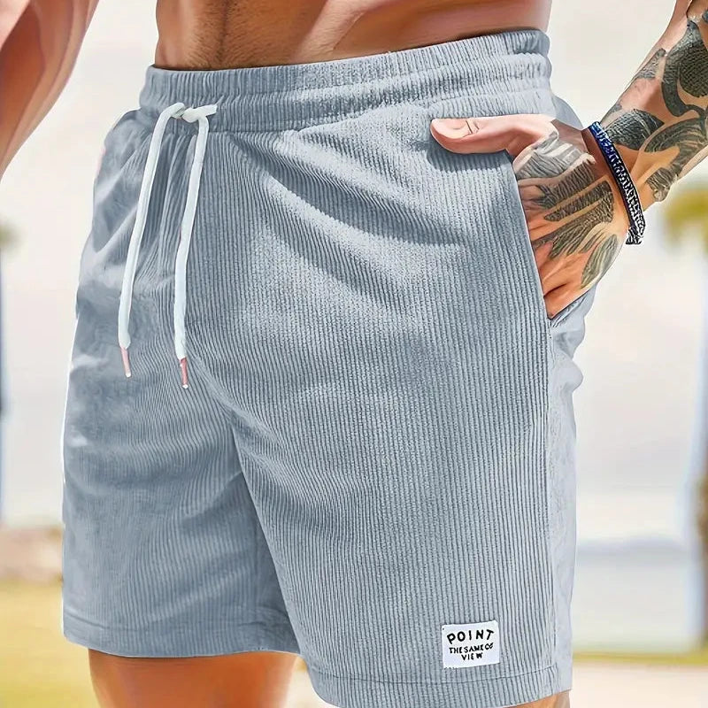 Zachary | Men’s Corduroy Shorts – Lightweight Stretch & Timeless Style