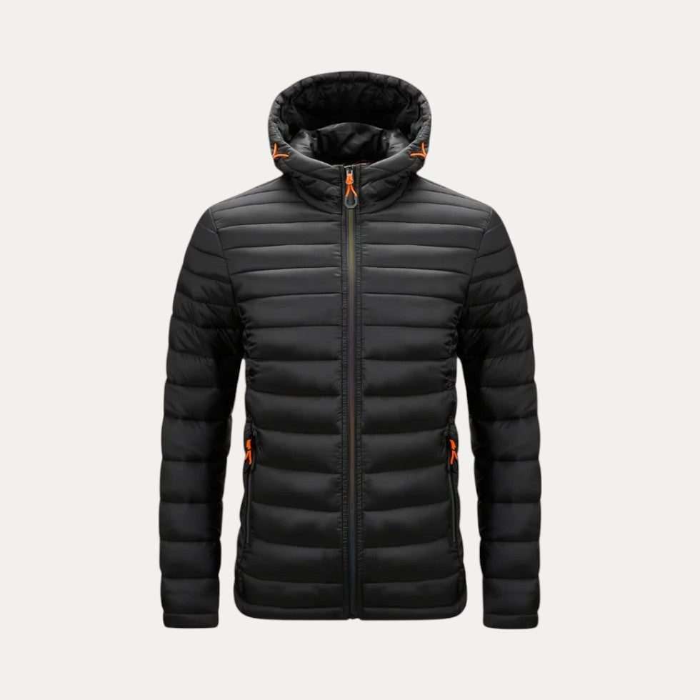 Men’s Sporty Lightweight Hooded Puffer