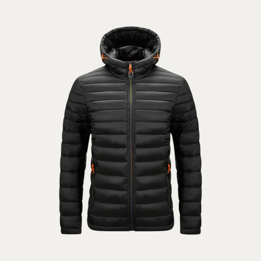 Men’s Sporty Lightweight Hooded Puffer