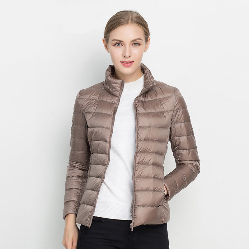 Ultra Light Insulated Waterproof Down Parka Coat - BritishElegance