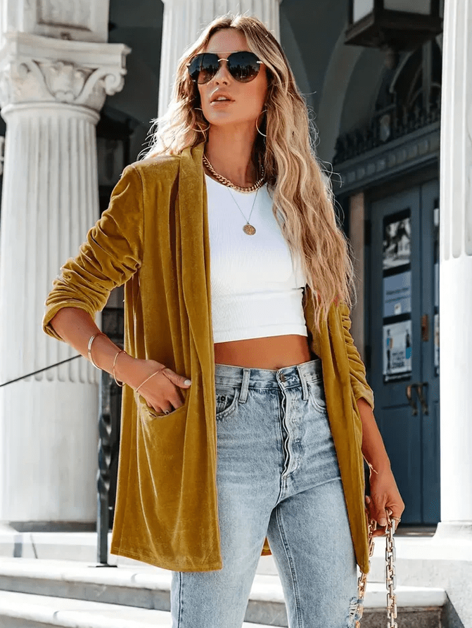 Elegant Women's Spring Coat Classic Design - BritishElegance