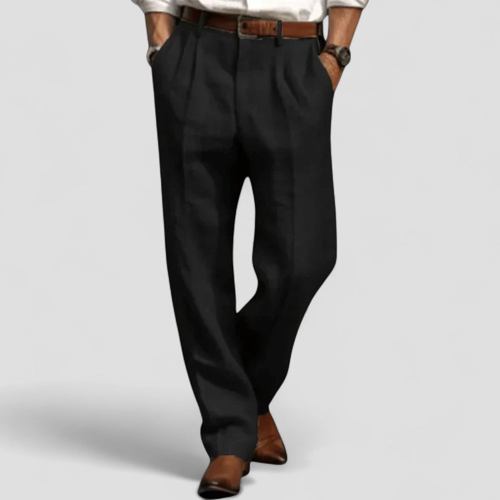 Men’s Relaxed Wide-Leg Trousers