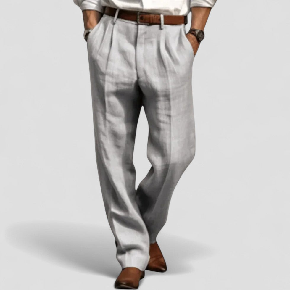 Men’s Relaxed Wide-Leg Trousers