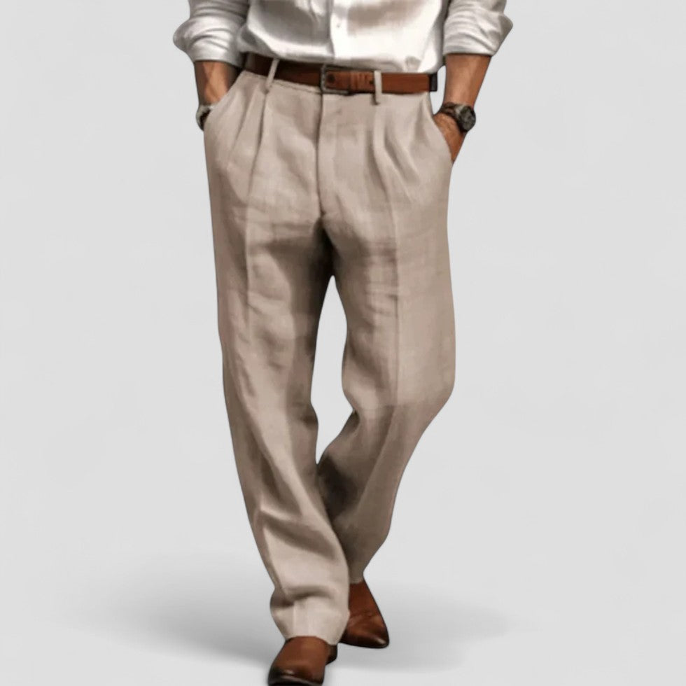 Men’s Relaxed Wide-Leg Trousers