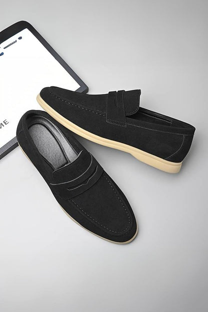 Loafers – Slip On Opening & Synthetic Blend With Grip Sole
