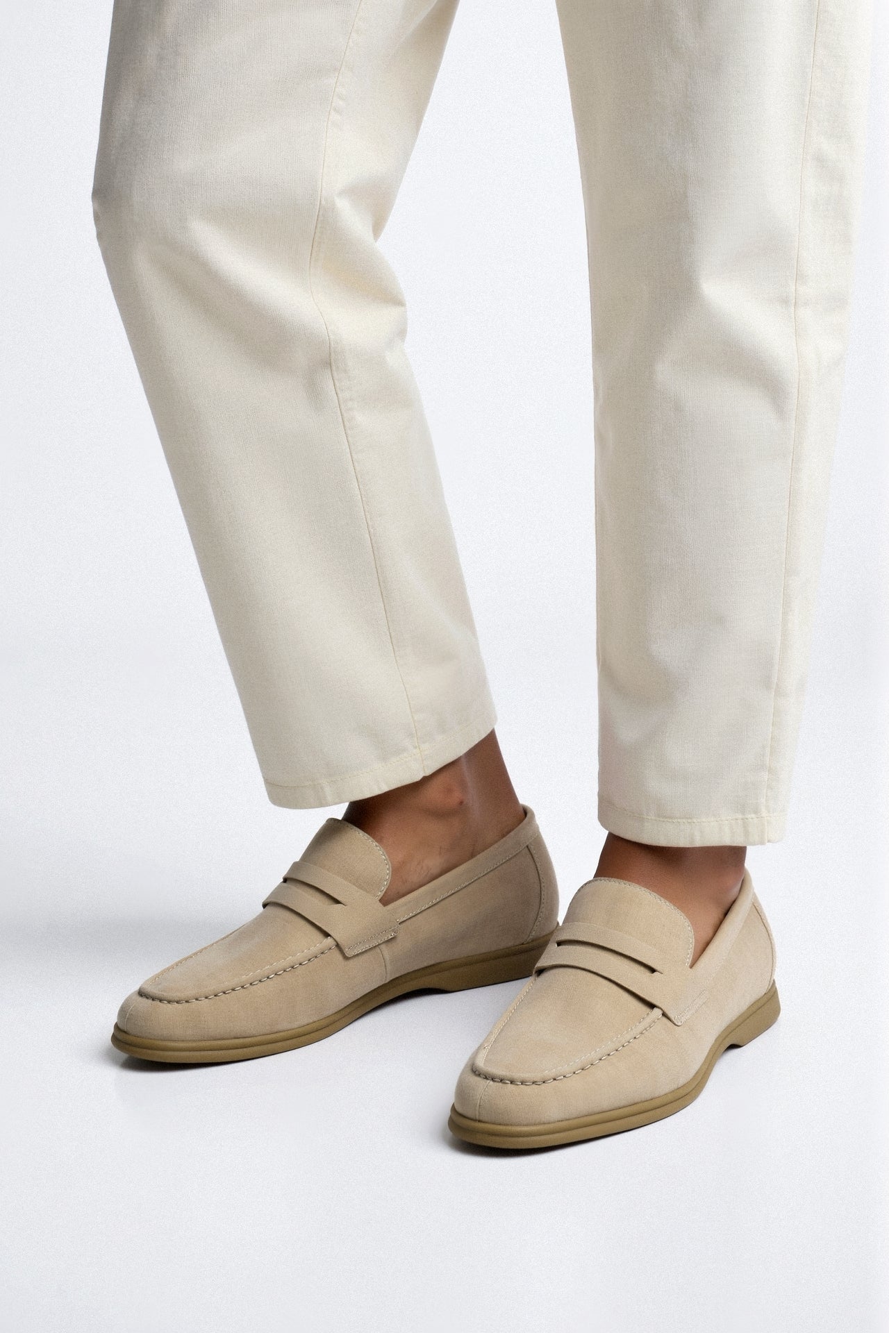 Loafers – Slip On Opening & Synthetic Blend With Grip Sole