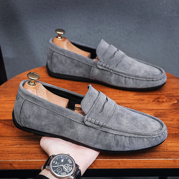 Loafers - Slip On Shape With Lace Detail & Secure Fit