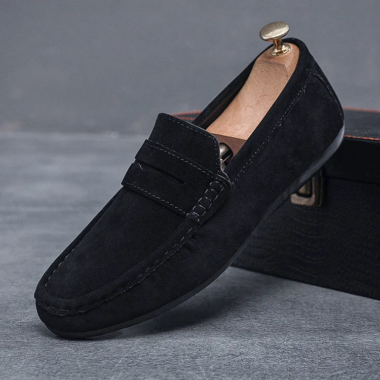 Loafers - Slip On Shape With Lace Detail & Secure Fit
