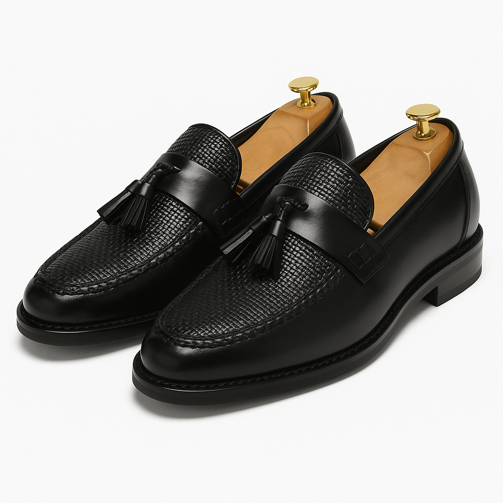Loafers - Woven Vamp With Tassels And Easy Slip On Fit