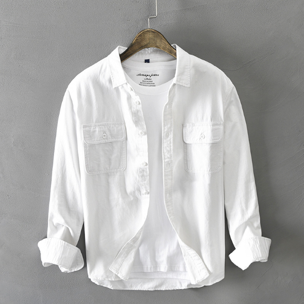 Long Sleeve Shirt – Lightweight Blend & Utility Pockets