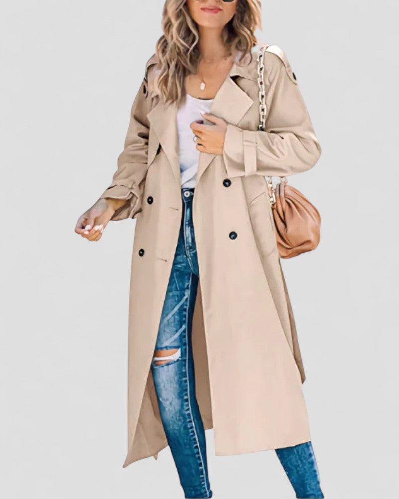 Women’s Double-Breasted Trench Coat
