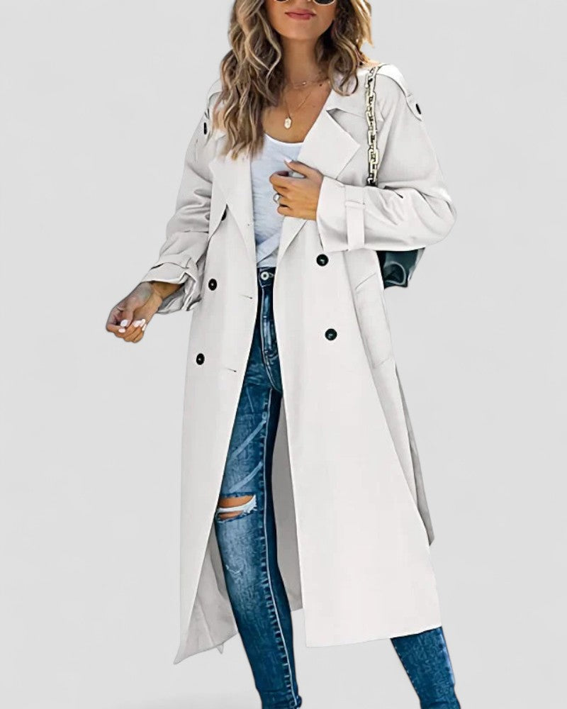 Women’s Double-Breasted Trench Coat