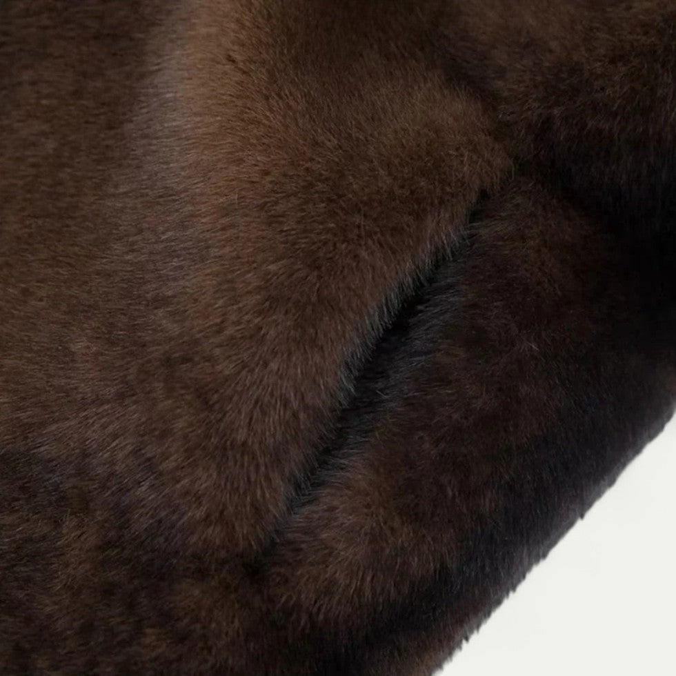 Women’s Long Plush Faux Fur Coat