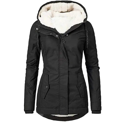 Long Hooded Winter Jacket for Women