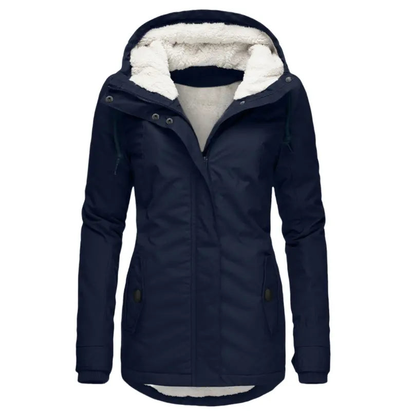 Long Hooded Winter Jacket for Women