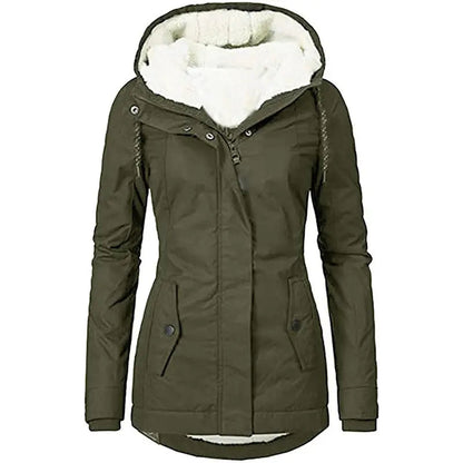 Long Hooded Winter Jacket for Women
