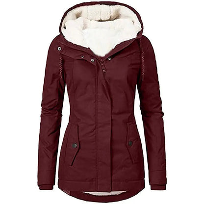 Long Hooded Winter Jacket for Women