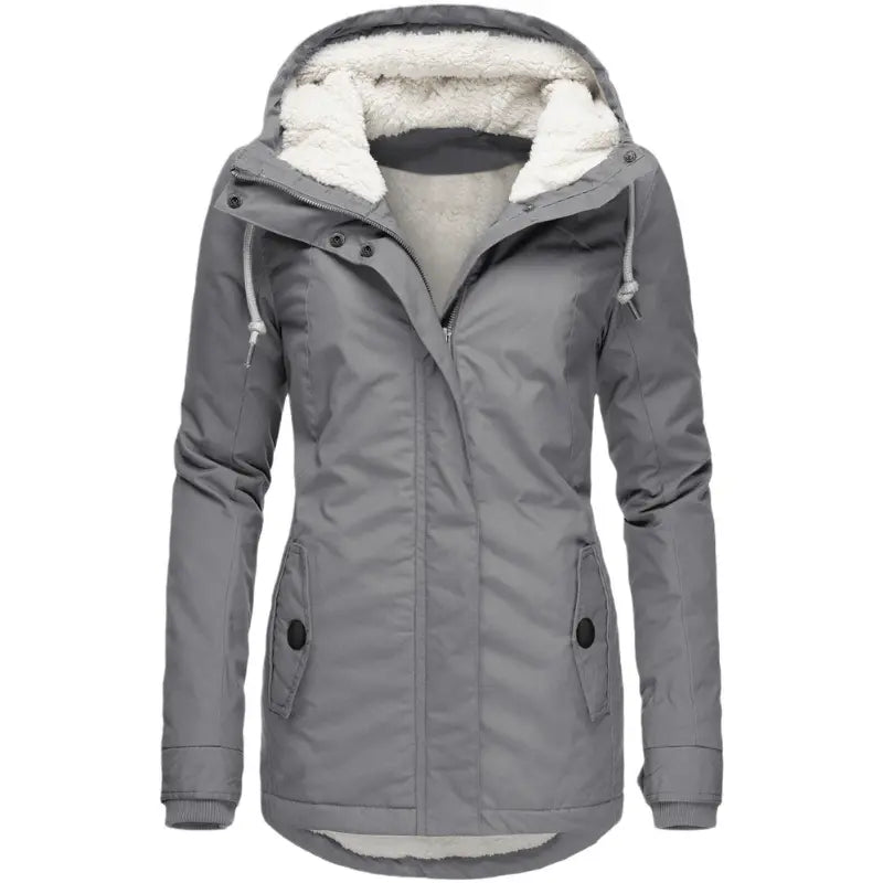 Long Hooded Winter Jacket for Women