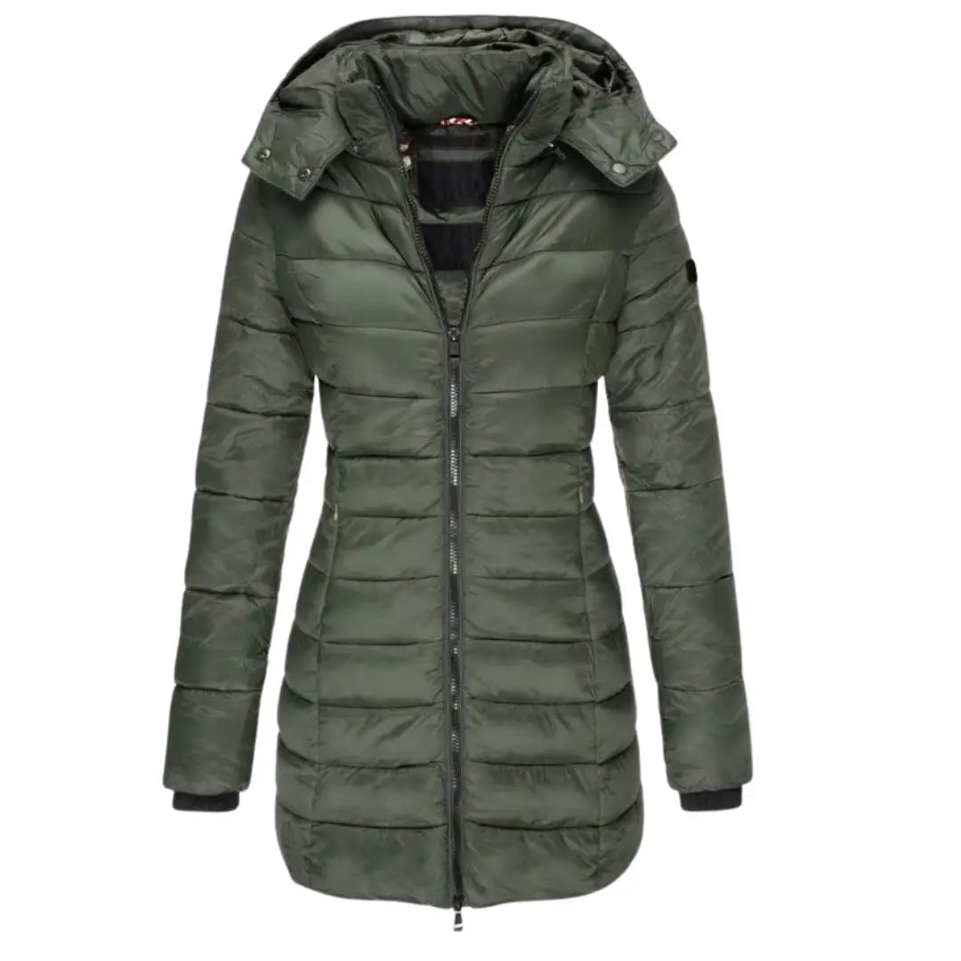 Long Puffer Jacket for Women