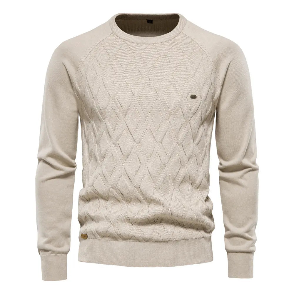 Long Sleeve Knit Sweater for Men
