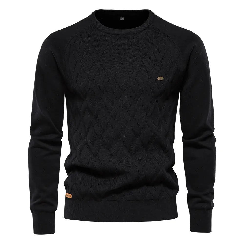 Long Sleeve Knit Sweater for Men