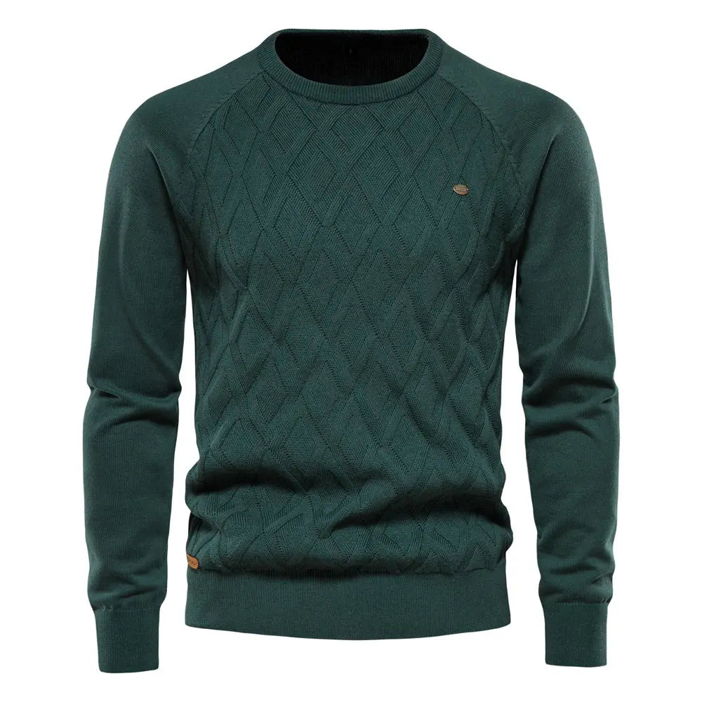 Long Sleeve Knit Sweater for Men