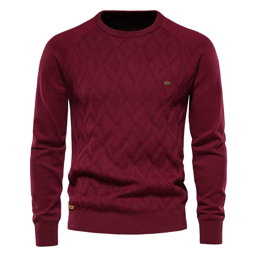 Long Sleeve Knit Sweater for Men