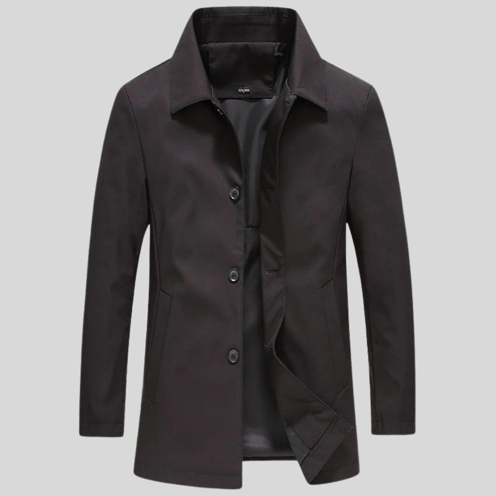 Clyde | Elegant Long Coat for Men