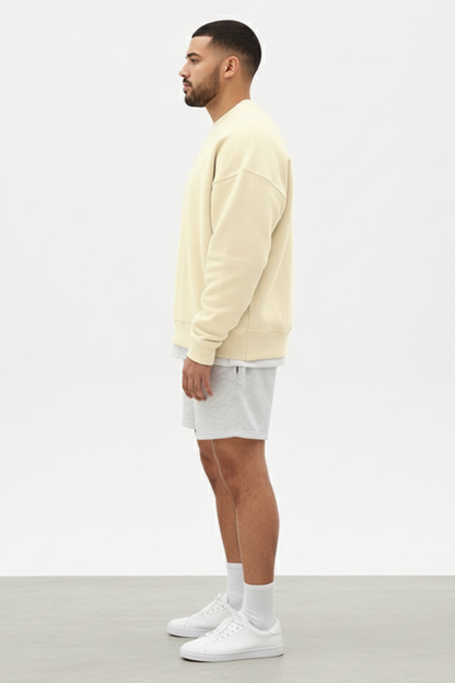 Men’s Loose Fit Round Neck Sweater