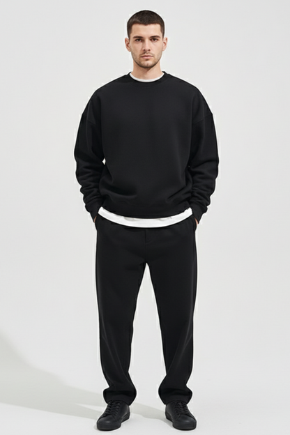 Men’s Loose Fit Round Neck Sweater