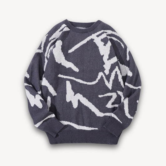 Men’s Bold Graphic Crewneck Sweater