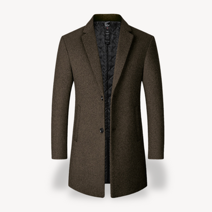 Men’s Classic Tailored Mid-Length Overcoat